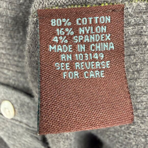 Shae Anthropologie Women's M Open Front Cardigan Pockets Gray Green Velvet - Picture 5 of 9